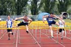 Under-17s 100 metres hurdles.